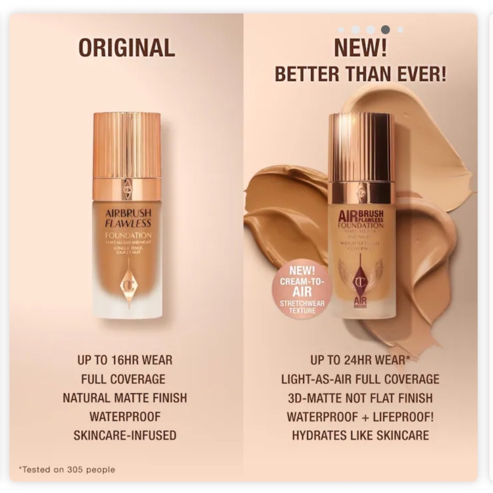 NIB Charlotte Tilbury Airbrush Flawless Foundation 9 Neutral 16 Cool - Picture 10 of 13